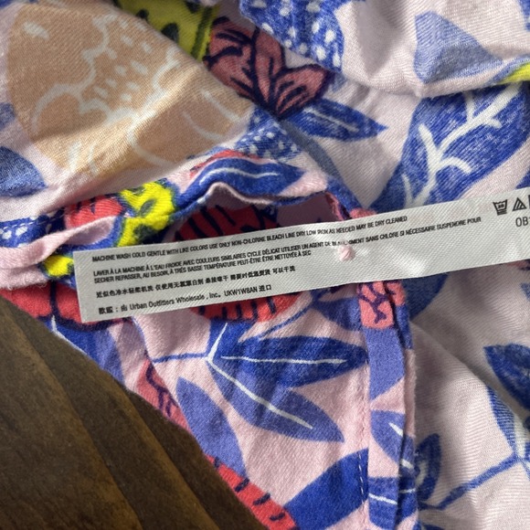 Agathe Singer Anthropologie Cheetah Pajama Top Womens Size S Sleep Dopamine - Picture 10 of 11